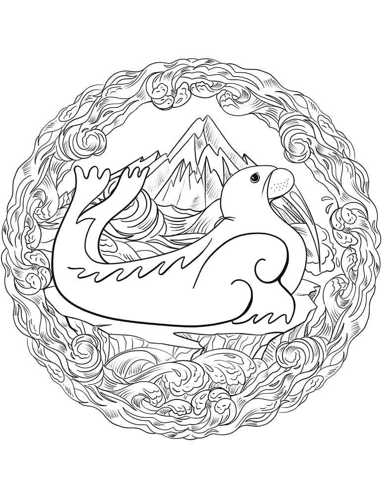 Mandalas Animaux 53